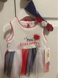 July 4 baby dress