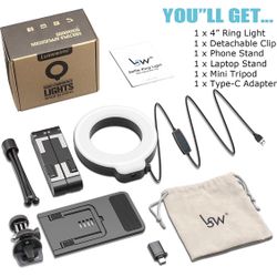 Video Conference Lighting Kit for Laptop(never Used )
