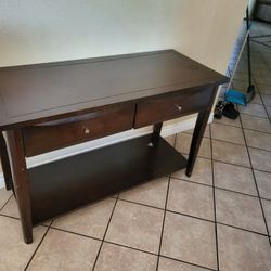 Consol Table Along With Matching Coffee Table End Tables 