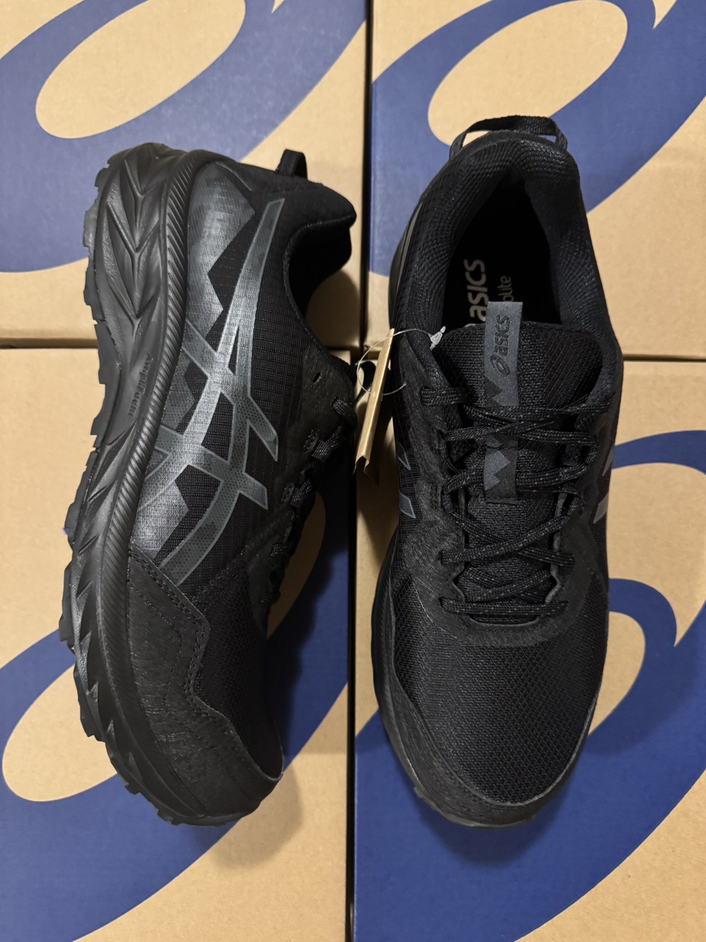 ASICS Gel-Venture 10 Black Graphite Grey Size 12