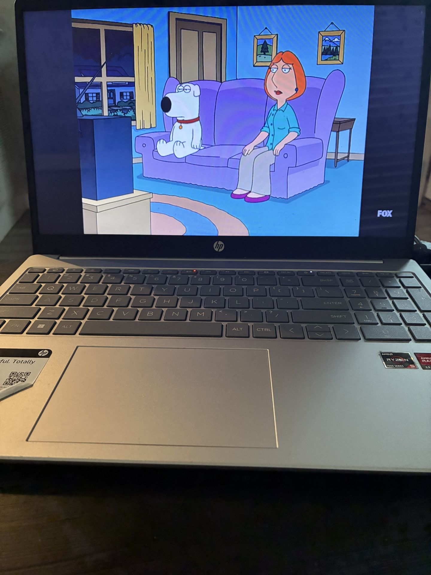 HP 15.6 Inch Touch Screen Laptop AMD RYZEN 5