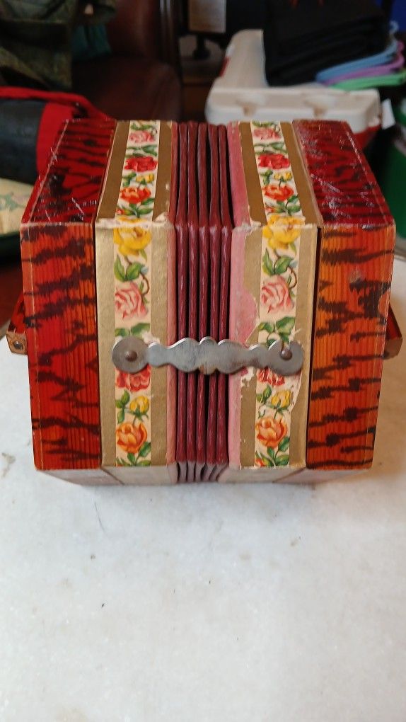 Vintage Concertina Accordion
