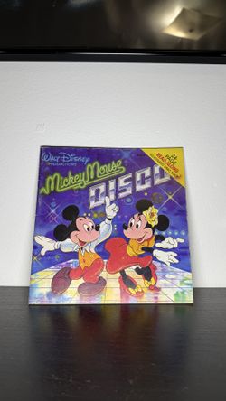 Vintage 1970s Disney Mickey Mouse Disco 24 Page Read Along Book