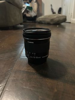 Canon EFS 10-18mm STM lens