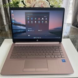 HP 14-cf2112wm Laptop 14” Intel Celeron N4120 1.10GHz 4GB RAM 64GB eMMC Windows 11 - $89