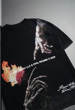 DARC SPORT X CIVIL REGIME ETERNAL FIRE SHIRT - MEDIUM
