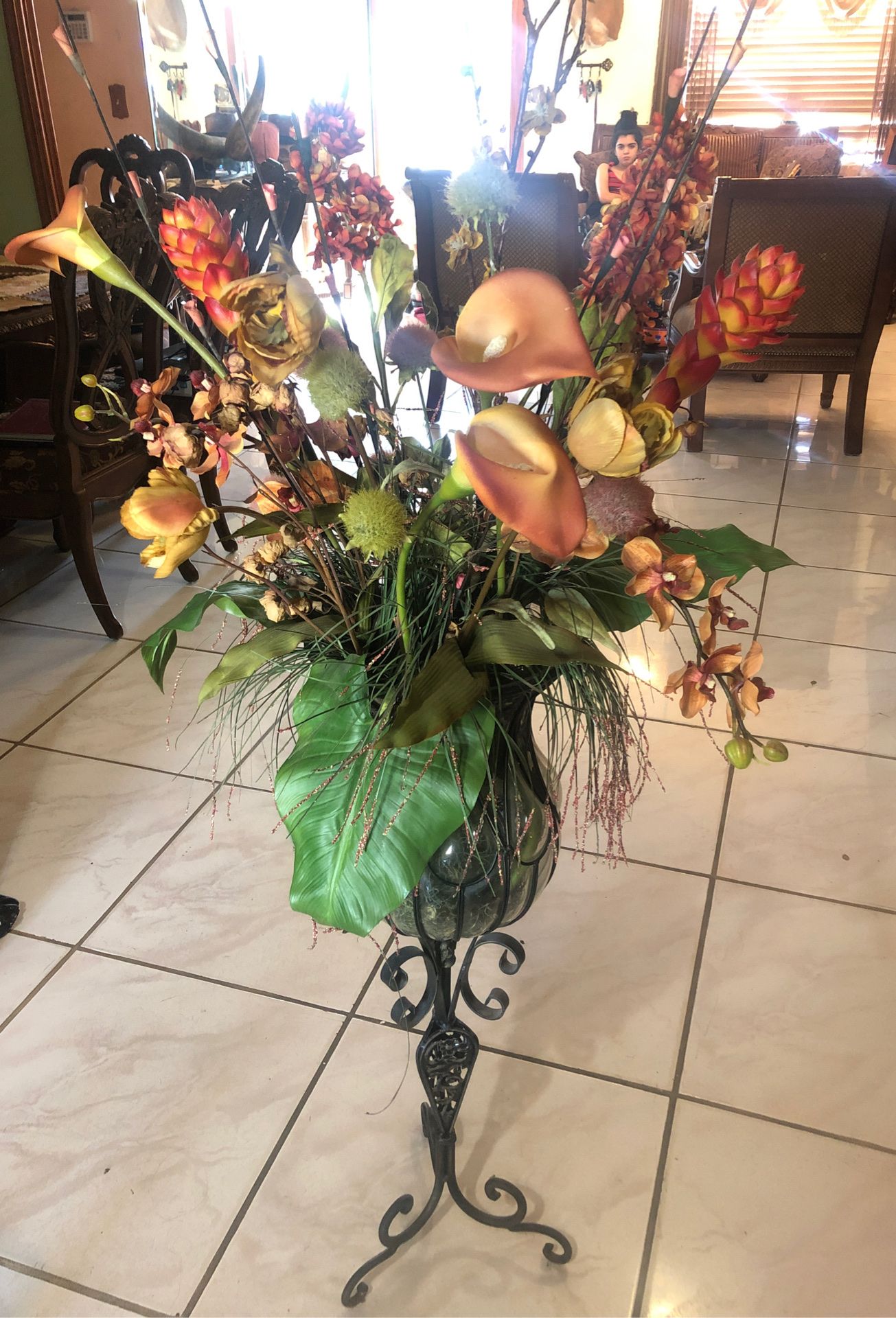 Fake flower base