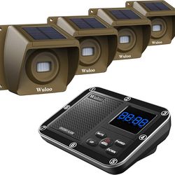Solar Driveway Alarm Wireless Outside 1800ft Range -NEW (1783/4)