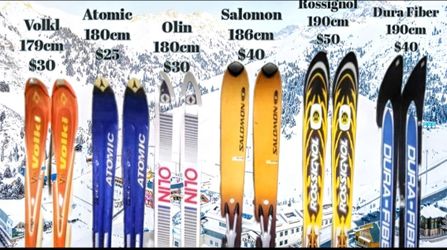 HUGE SKI LOT BUNDLE~ Skis, Poles & Boots LOT