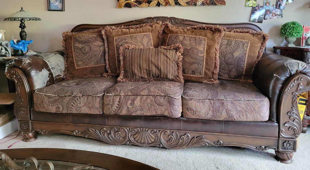 Free- Ashley Couch & Love Seat