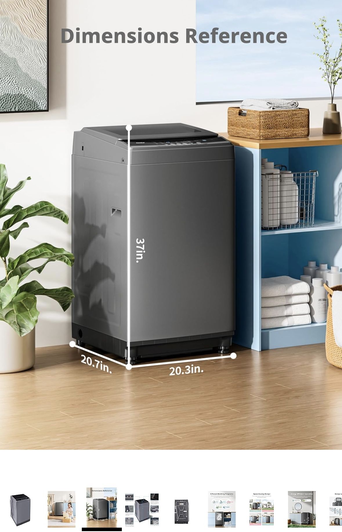 WASHER, DRYER AND DRYER RACK