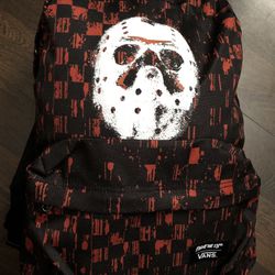 Vans X Friday The 13th Old Skool Printed Classic Horror Backpack New