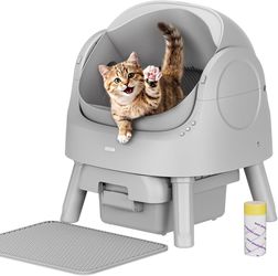 Brand New in sealed box Automatic Self-Cleaning Cat Litter Box – Open Top Design