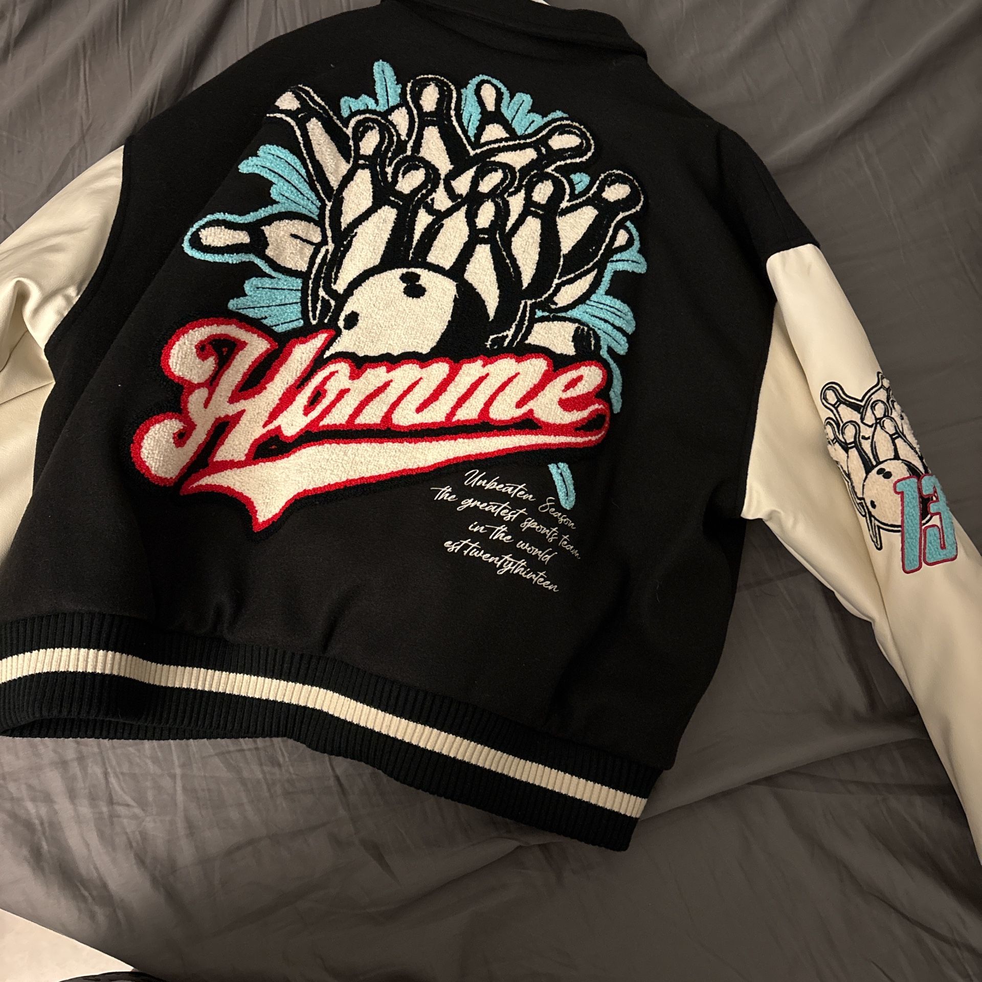 Homme Official Boohoo Varsity Jacket