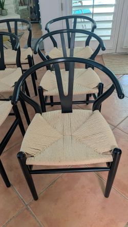 Set of 6 Wishbone Chairs