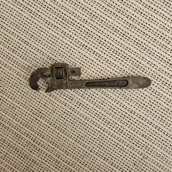 RARE VTG Walco No. 0 unique Adjustable Hex Wrench - Walworth Mfg. Co. Boston 