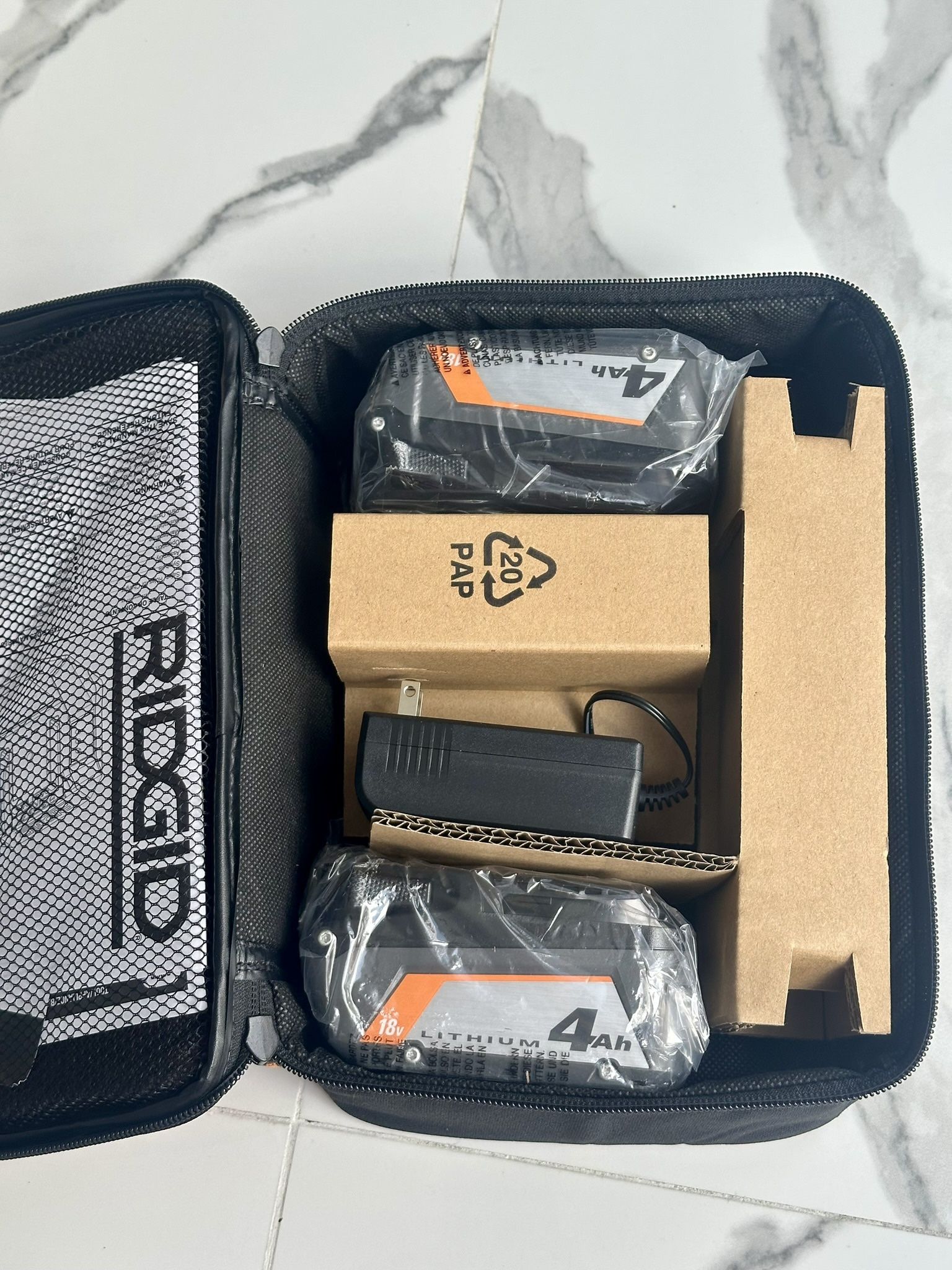 Rigid 18V Lithium – Ion Battery Two – Pack Starter Kit