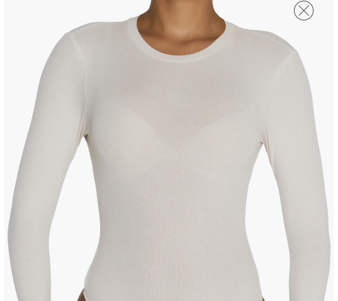 Women, White Bodysuits Size S/M
