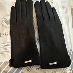 Winter Gloves Women with Touchscreen Fingers,Gloves for Women Water-Resistant with Anti-Slip Leather