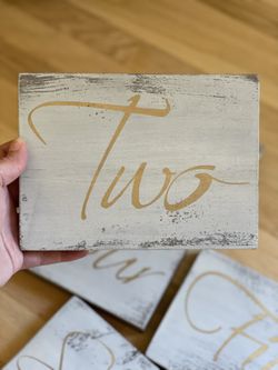 Table Numbers