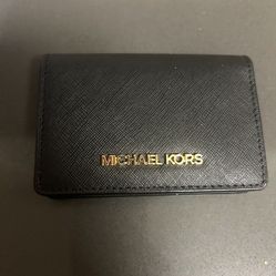 NEW Authentic With Tags Black MK Wallet 