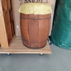 Vintage Barrel Stool. 