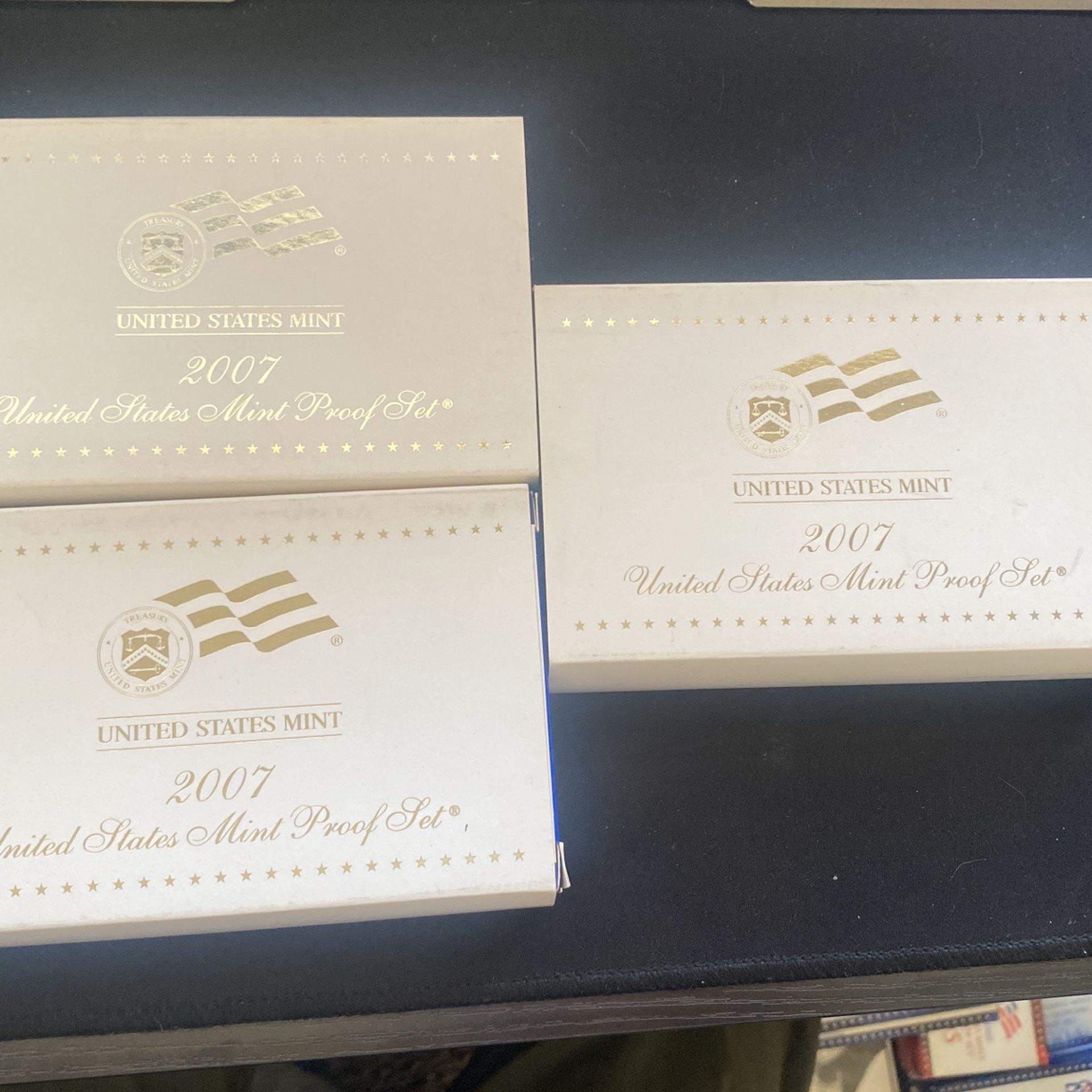 3x 2007 Proof Sets 14 Coin