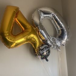 Balloons 40th Birthday