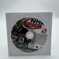 NHL 2K6 (Sony PlayStation 2, PS2, 2005) Disc Only Tested