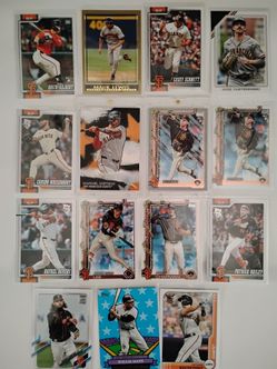 Giants baseball card lot