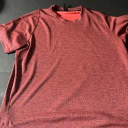 Adidas Red And Black Athletic Shirt Large