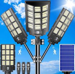 Solar Street Lights x3 - New in box