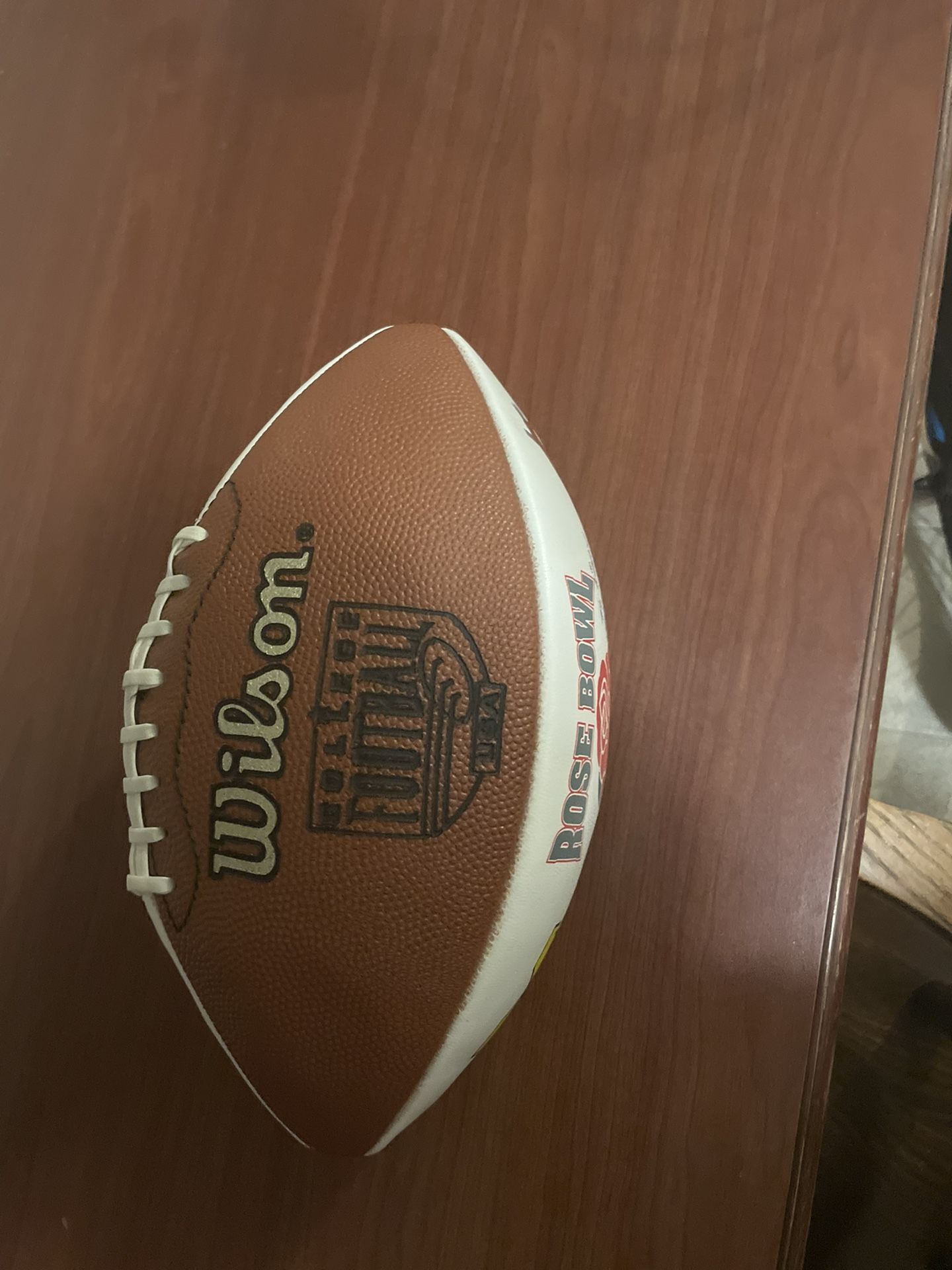 a Footbal ball from 1998 signed by a player unknown to me