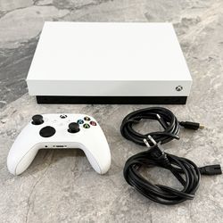 Microsoft Xbox One X 1TB Robot White Console with Controller & Cables