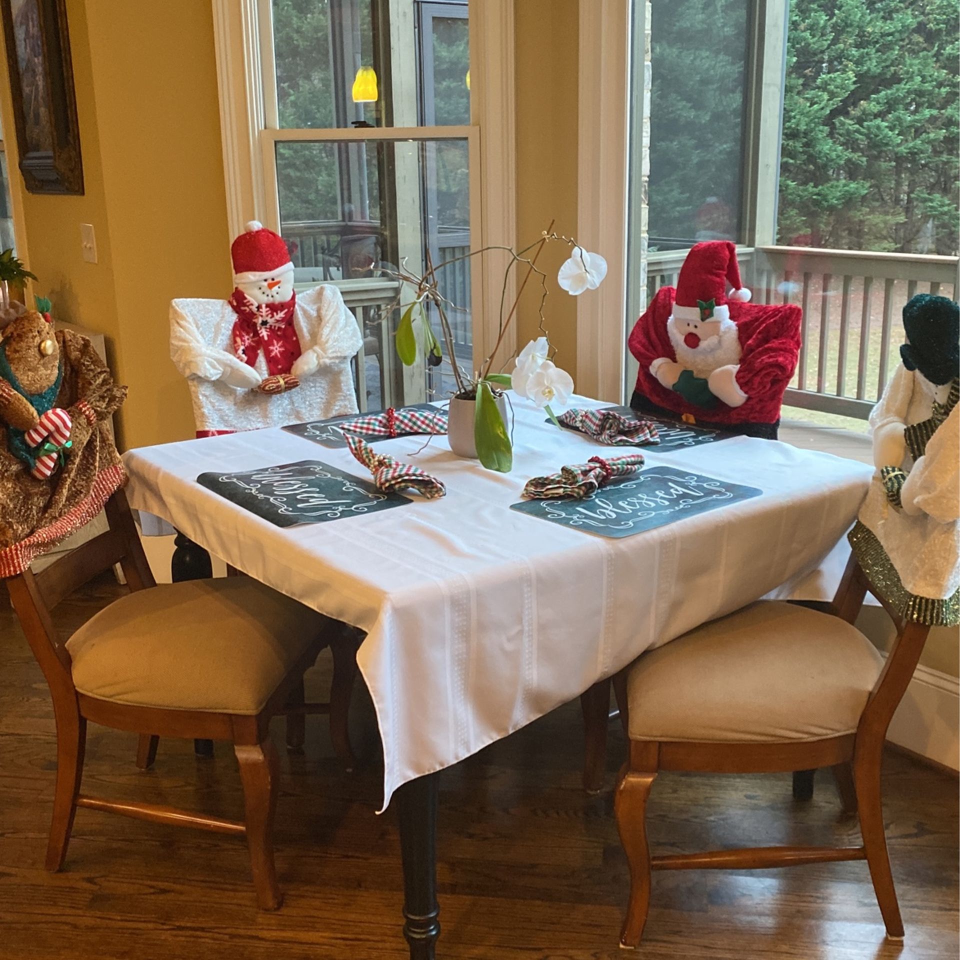 Christmas Decoration Chair Covers