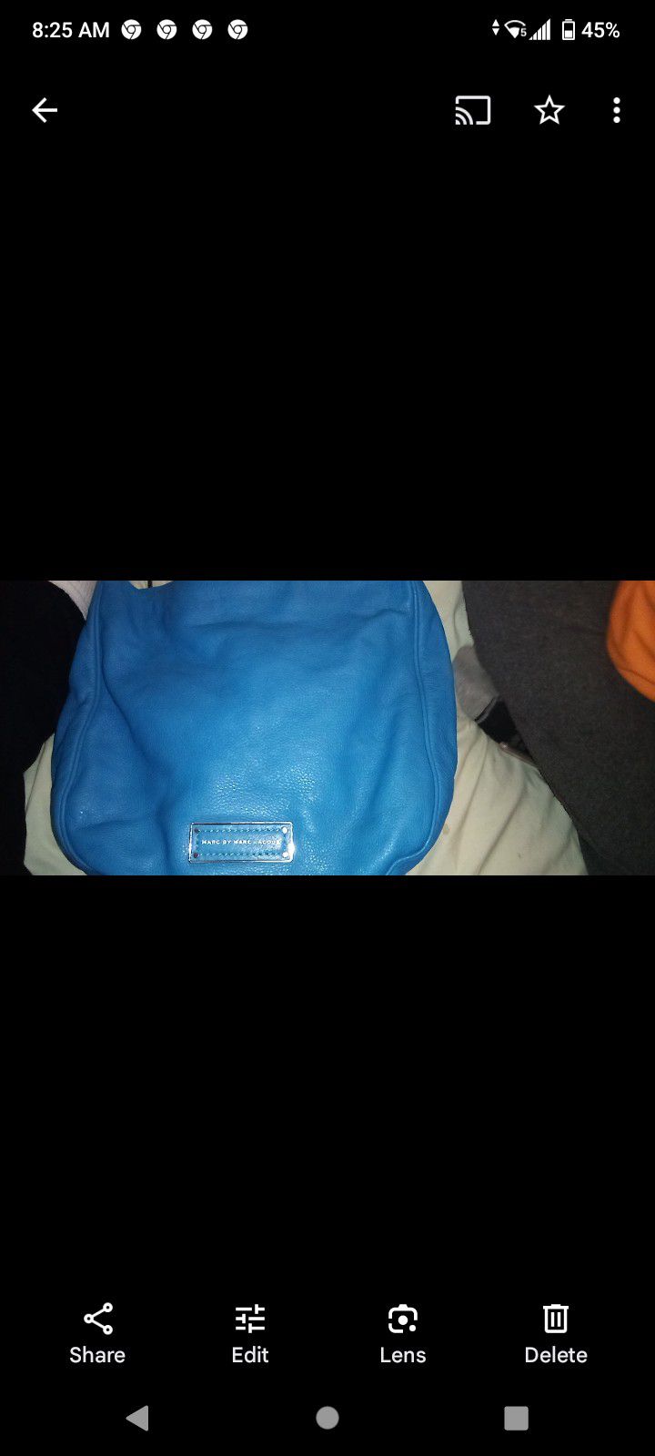 Pick up today !$60 brand new aquamarine color marc Jacobs authentic bag