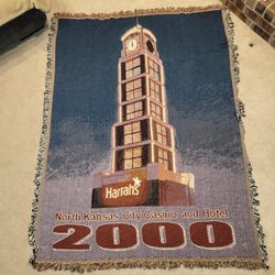 Harrahs Casino Blanket 2000