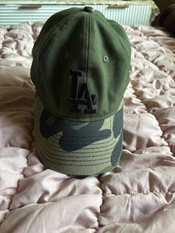 Los Angeles Dodger Camelflage Hat, In Good Condition