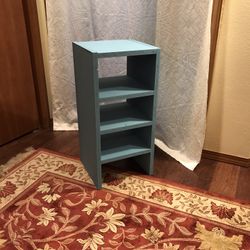 Small shelf nightstand freshly painted