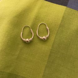 Real Silver Hoop Earrings