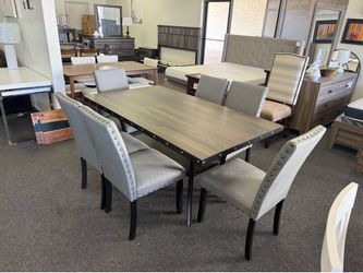Dining table with 6 chairs