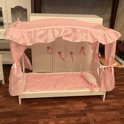 Canopy Doll Bed