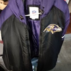 2 Baltimore RAVENS  Jackets. One Leather 