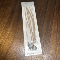 9-inch Candle Wicks with Clips - 6 Pack