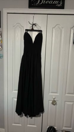 Black Sleeveless Dress W/Pockets