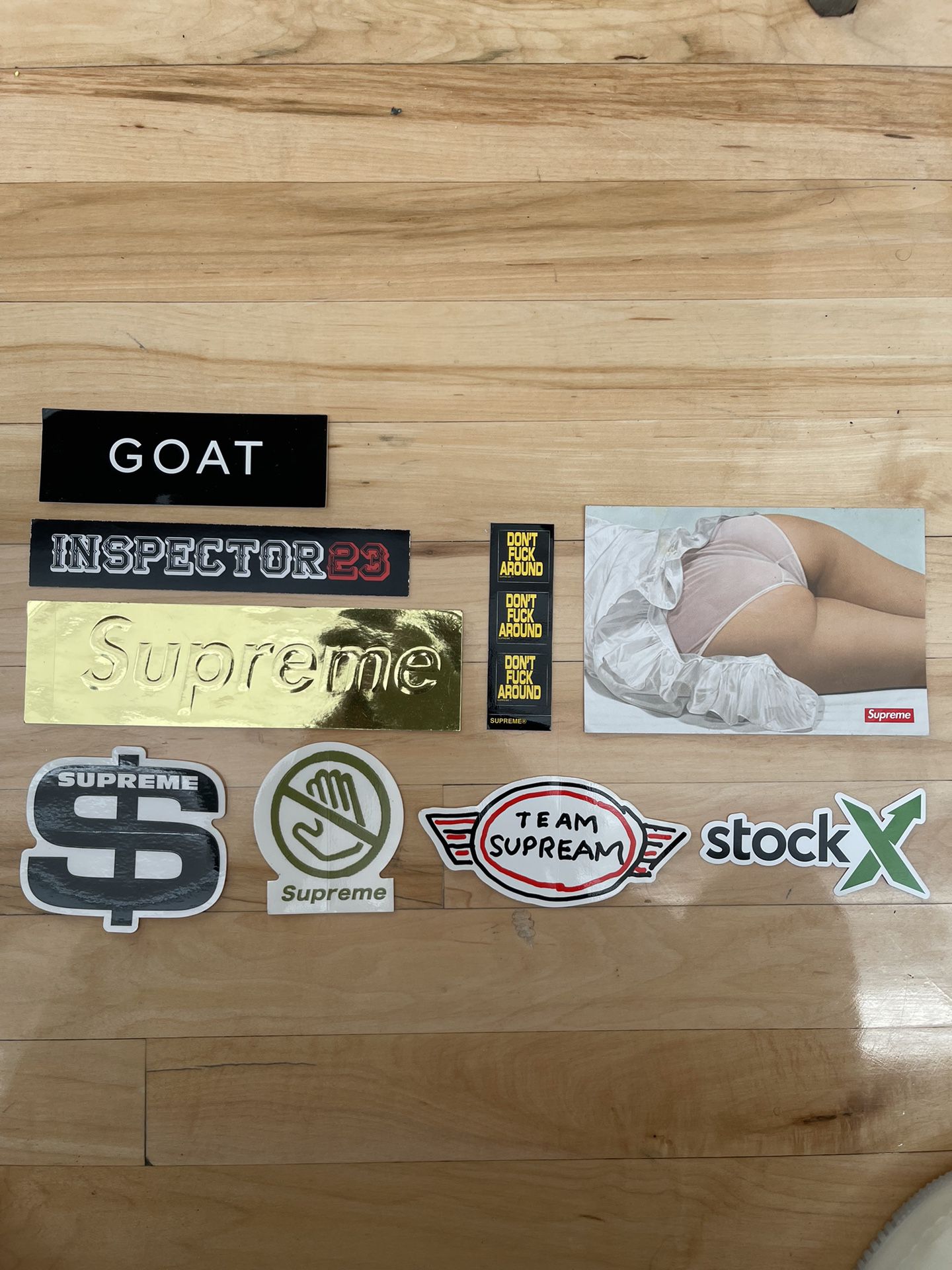 Supreme Stickers Goat Stock X Bulk Bundle 