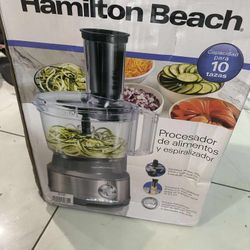 Hamilton Beach 10 Cup Food Processor With Bowl Scraper #70730