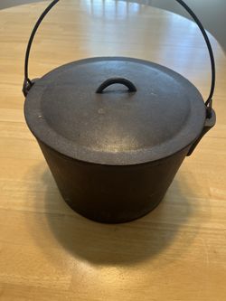 Antique Cast Iron Bean Pot
