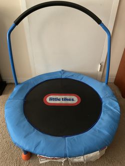 Little Tikes 3 Feet Mini Trampoline, Plastic & Metal Indoor Toddler  Trampoline