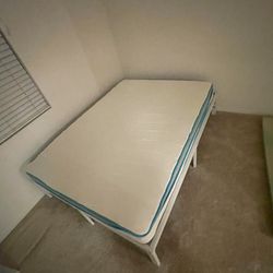 Twin sized - Mattress and Bed frame